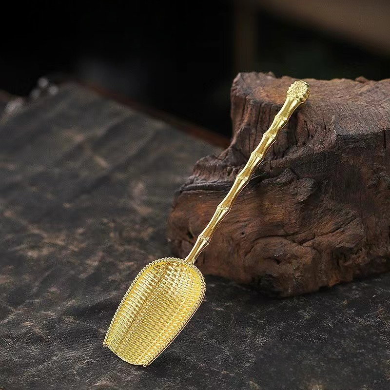 Tea Spoon - Bamboo Gold