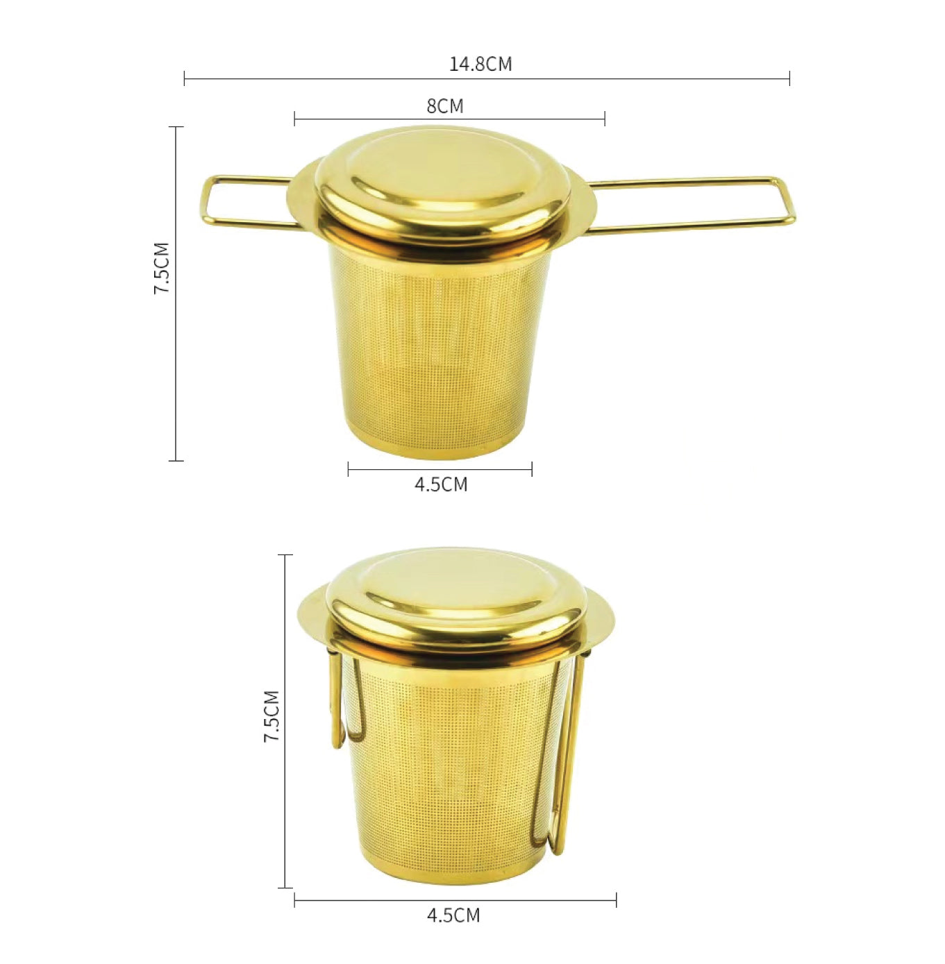 Tea Infuser (Strainer) - Gold