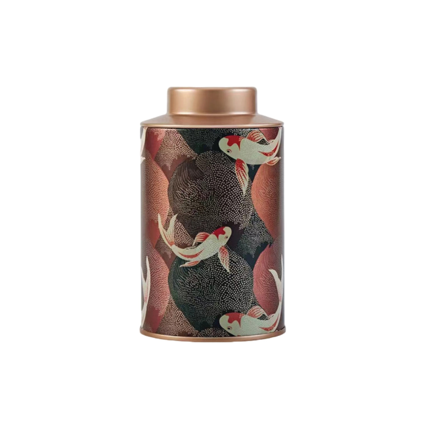 Tea Storage Can - Koi Fish